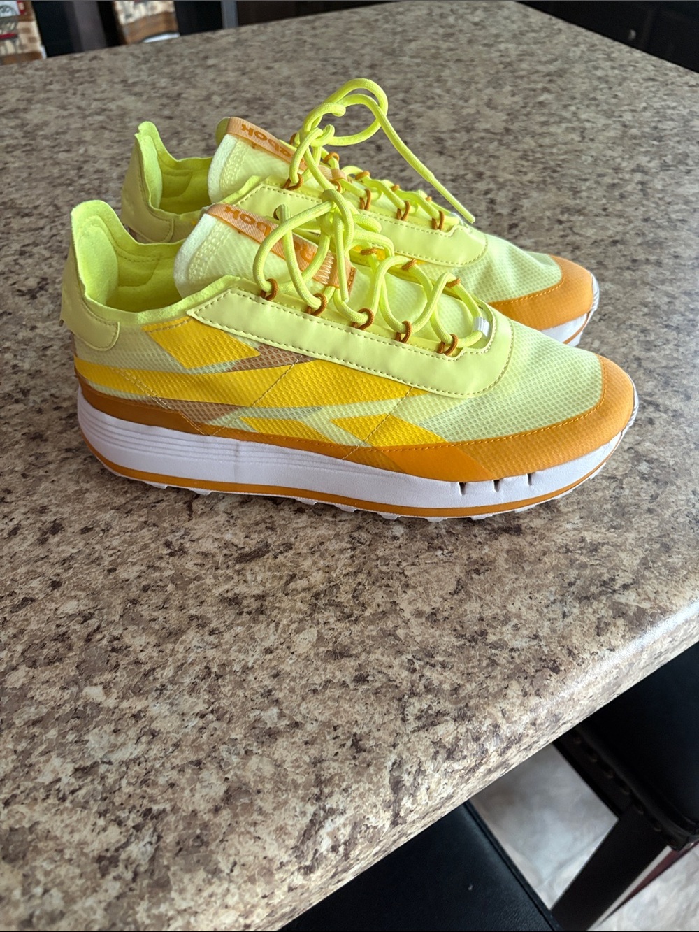 Reebok Women’s ' Neon Yellow & Orange Running Sneakers
